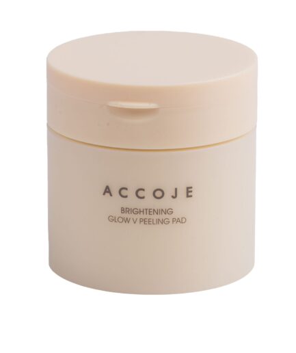 accoje brightening glow v peeling pad