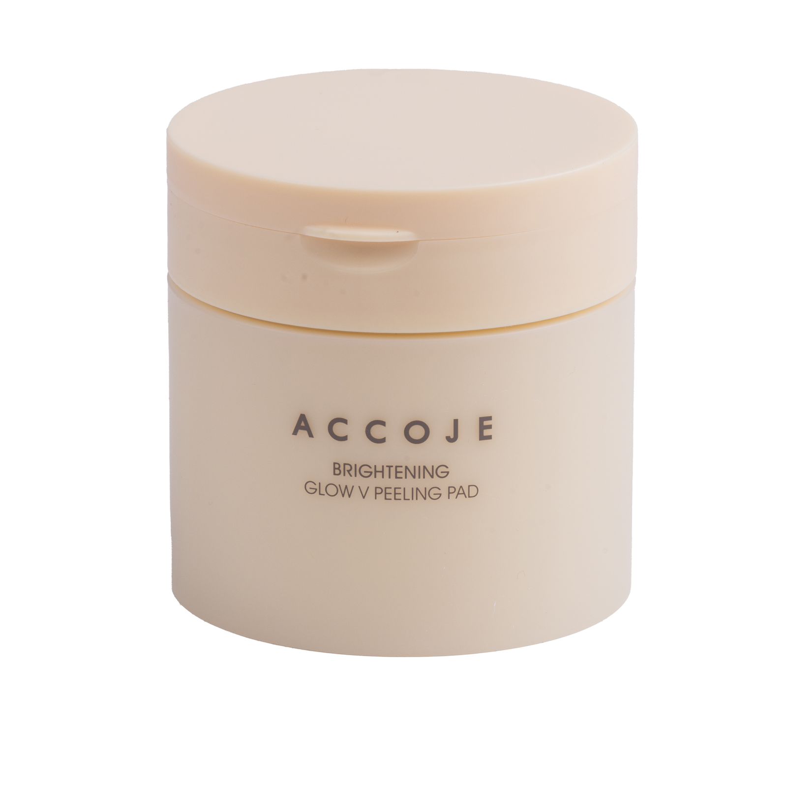 accoje brightening glow v peeling pad